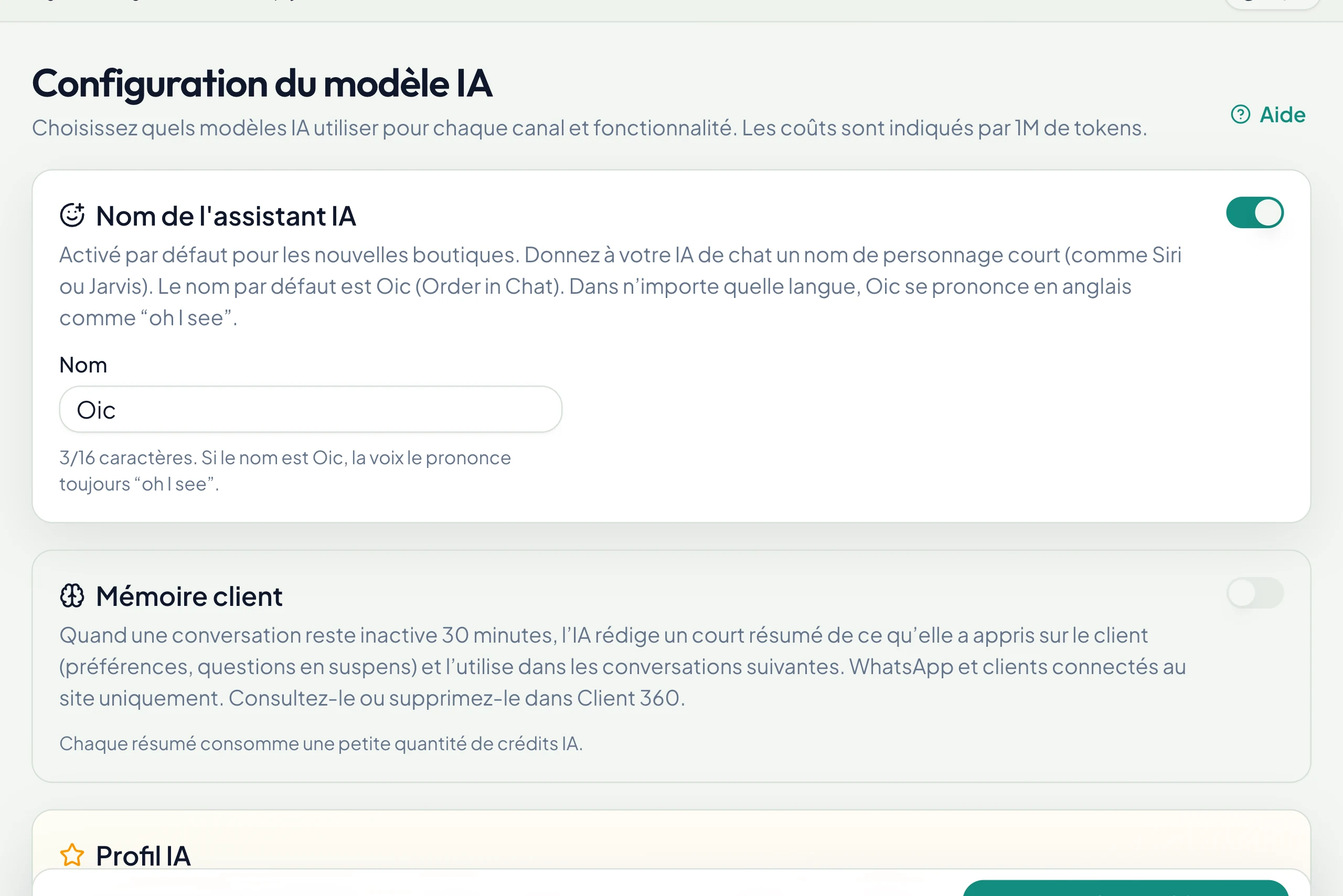 Réglé sur votre façon de travailler
