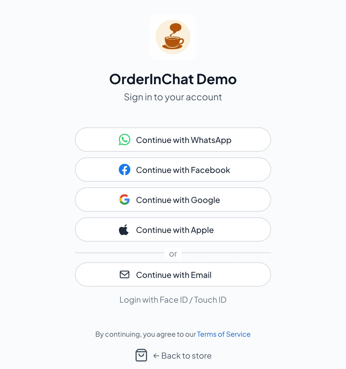 One tap with WhatsApp
